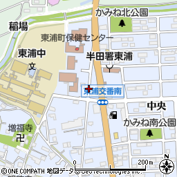 愛知県知多郡東浦町石浜岐路周辺の地図
