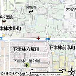 下津林六反田周辺の地図