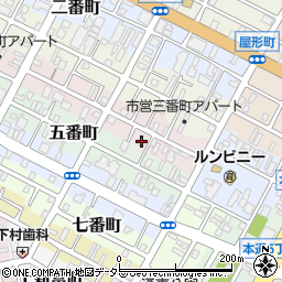 静岡県静岡市葵区四番町4周辺の地図