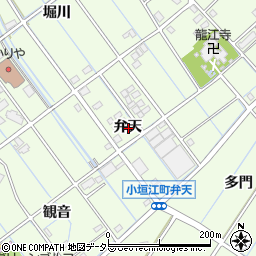 愛知県刈谷市小垣江町弁天周辺の地図