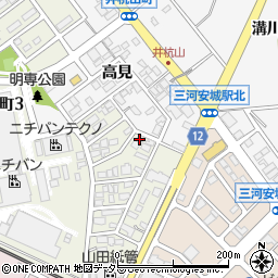 日研ツール株式会社　安城営業所周辺の地図