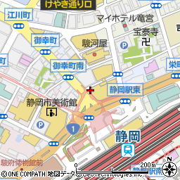 金券ショップ・チケット静岡御幸町店周辺の地図