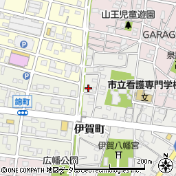 愛知県岡崎市伊賀町152周辺の地図