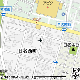 名古屋製酪株式会社岡崎営業所周辺の地図