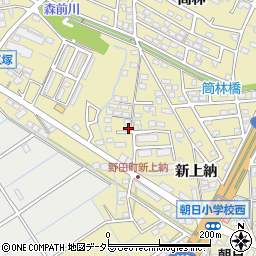愛知県刈谷市野田町新上納31-12周辺の地図