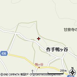 愛知県新城市作手鴨ヶ谷中屋敷43周辺の地図