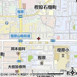 京都樫原郵便局周辺の地図