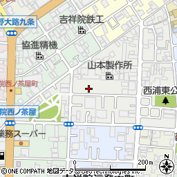 京都府京都市南区吉祥院西浦町周辺の地図