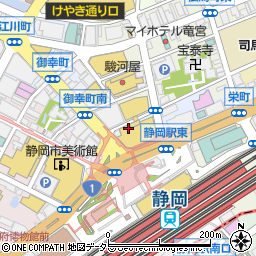 BAKE the SHOP 松坂屋静岡店周辺の地図