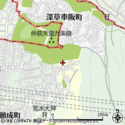 京都府京都市伏見区深草開土町146-9周辺の地図