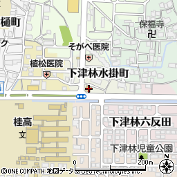京都府京都市西京区下津林水掛町12周辺の地図