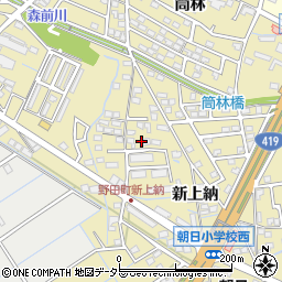 愛知県刈谷市野田町新上納40周辺の地図