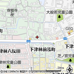 京都府京都市西京区下津林前泓町32-3周辺の地図