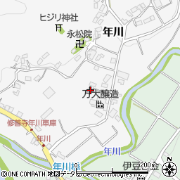静岡県伊豆市年川38周辺の地図