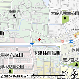 京都府京都市西京区下津林前泓町32周辺の地図