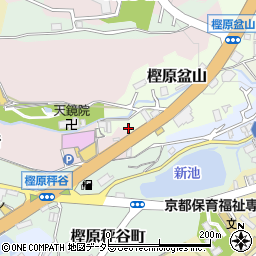 京都府京都市西京区樫原盆山41-20周辺の地図