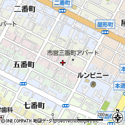 静岡県静岡市葵区四番町3周辺の地図
