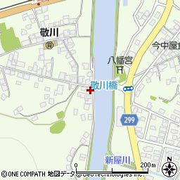 島根県江津市敬川町1180周辺の地図