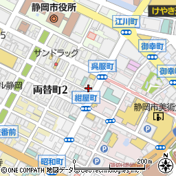 かわ焼き・餃子・おでん 博多かわ屋べつどころ 静岡呉服町店周辺の地図