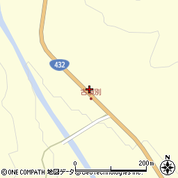 広島県庄原市比和町木屋原71周辺の地図