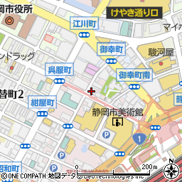 ムサ 武士乃酒盛 静岡駅前店周辺の地図