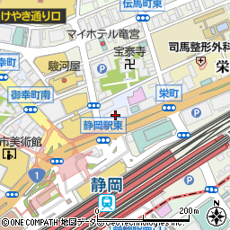 沢井製薬株式会社　静岡営業所周辺の地図