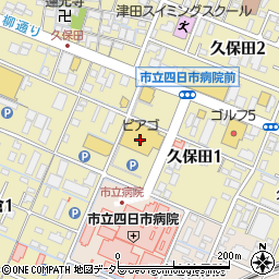 ピアゴ久保田店周辺の地図