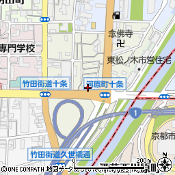 京都府京都市南区東九条柳下町17周辺の地図