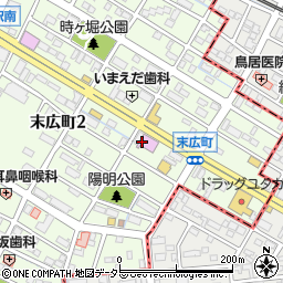 マルシン東刈谷店周辺の地図