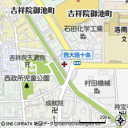 京都府京都市南区吉祥院落合町13周辺の地図