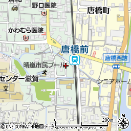 滋賀県大津市鳥居川町12周辺の地図