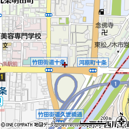 京都府京都市南区東九条柳下町11周辺の地図