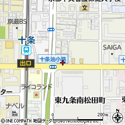 京都府京都市南区東九条松田町16周辺の地図
