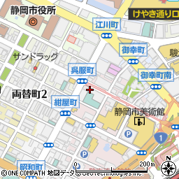 あねタン　静岡店周辺の地図