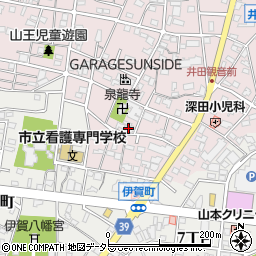 愛知県岡崎市井田町中屋敷48周辺の地図