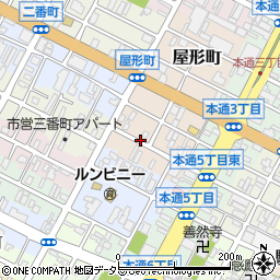 静岡県静岡市葵区大工町周辺の地図