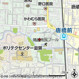 滋賀県大津市鳥居川町11-24周辺の地図