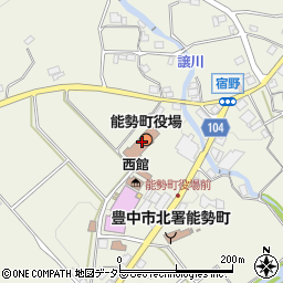 能勢町役場周辺の地図