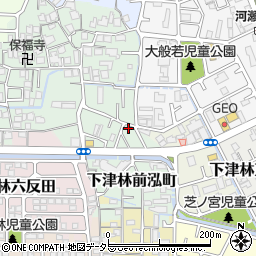 京都府京都市西京区下津林前泓町41周辺の地図
