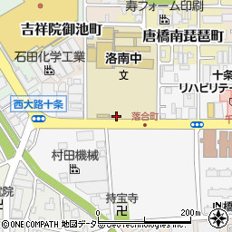 京都府京都市南区吉祥院落合町34周辺の地図
