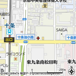 京都府京都市南区東九条松田町33周辺の地図