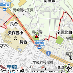 寿松庵周辺の地図