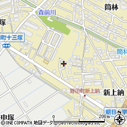 愛知県刈谷市野田町新上納4-11周辺の地図