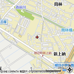 愛知県刈谷市野田町新上納36周辺の地図