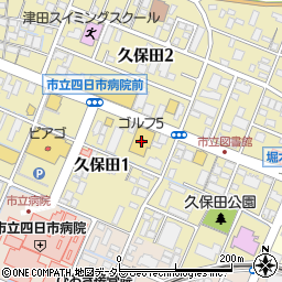 ゴルフ５四日市店周辺の地図