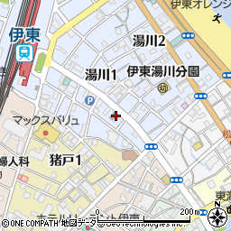 串特急伊東駅前店周辺の地図