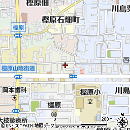京都府京都市西京区樫原分田8-9周辺の地図