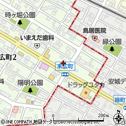 愛知銀行周辺の地図