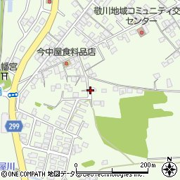 島根県江津市敬川町1727周辺の地図