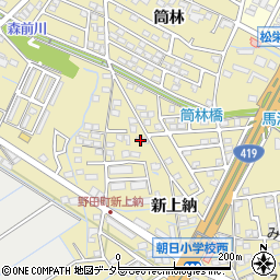 愛知県刈谷市野田町新上納186周辺の地図